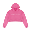 Women’s Mineral Washed Crop Hoodie