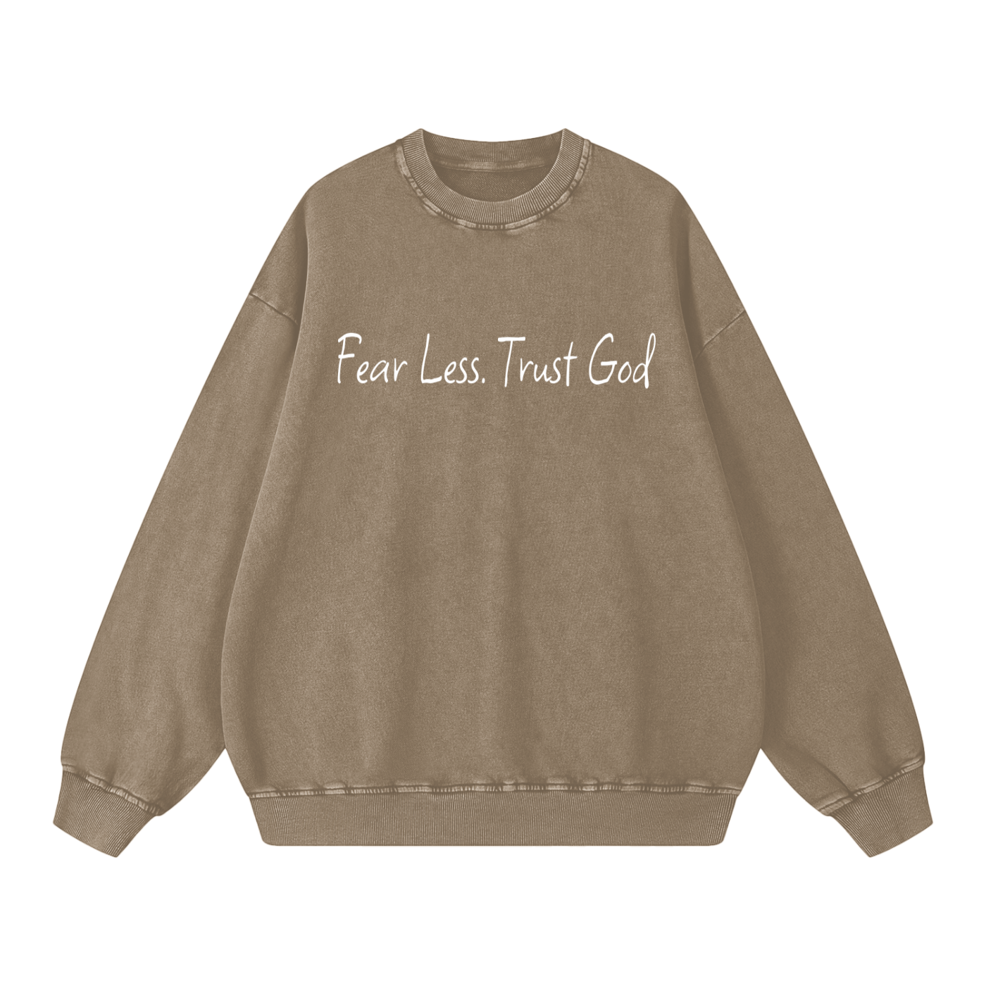 Snow Washed Oversized Sweatshirt