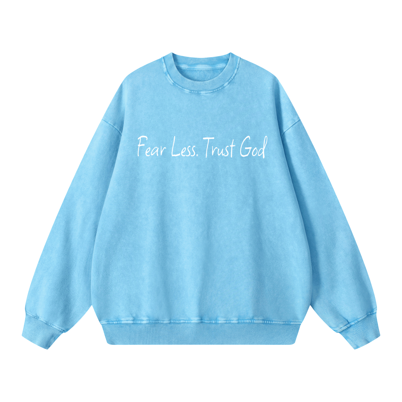 Snow Washed Oversized Sweatshirt